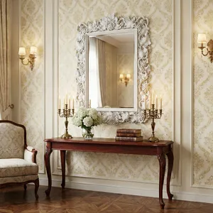 Oak ornate frame decorating with grapevine - 1